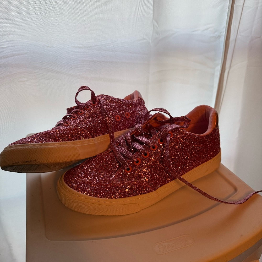 Pink Sparkle Shoes. Size 8. EUC.